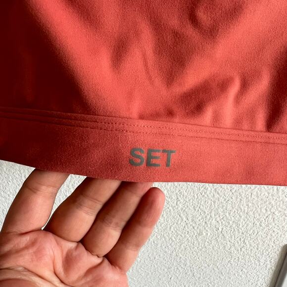 Set Active LuxForm Racer Box Bra in orange/coral M - Picture 7 of 7